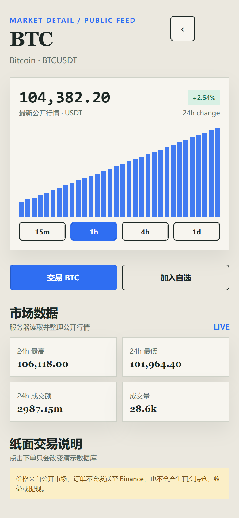 星衡纸面交易所小程序8048