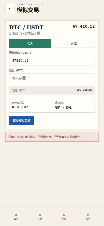 量潮交易所演示站 6427