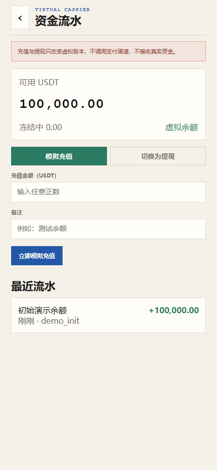 量潮交易所演示站 6427