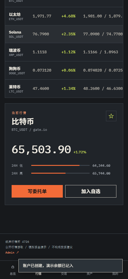 纸岸行情所交易所官网4726